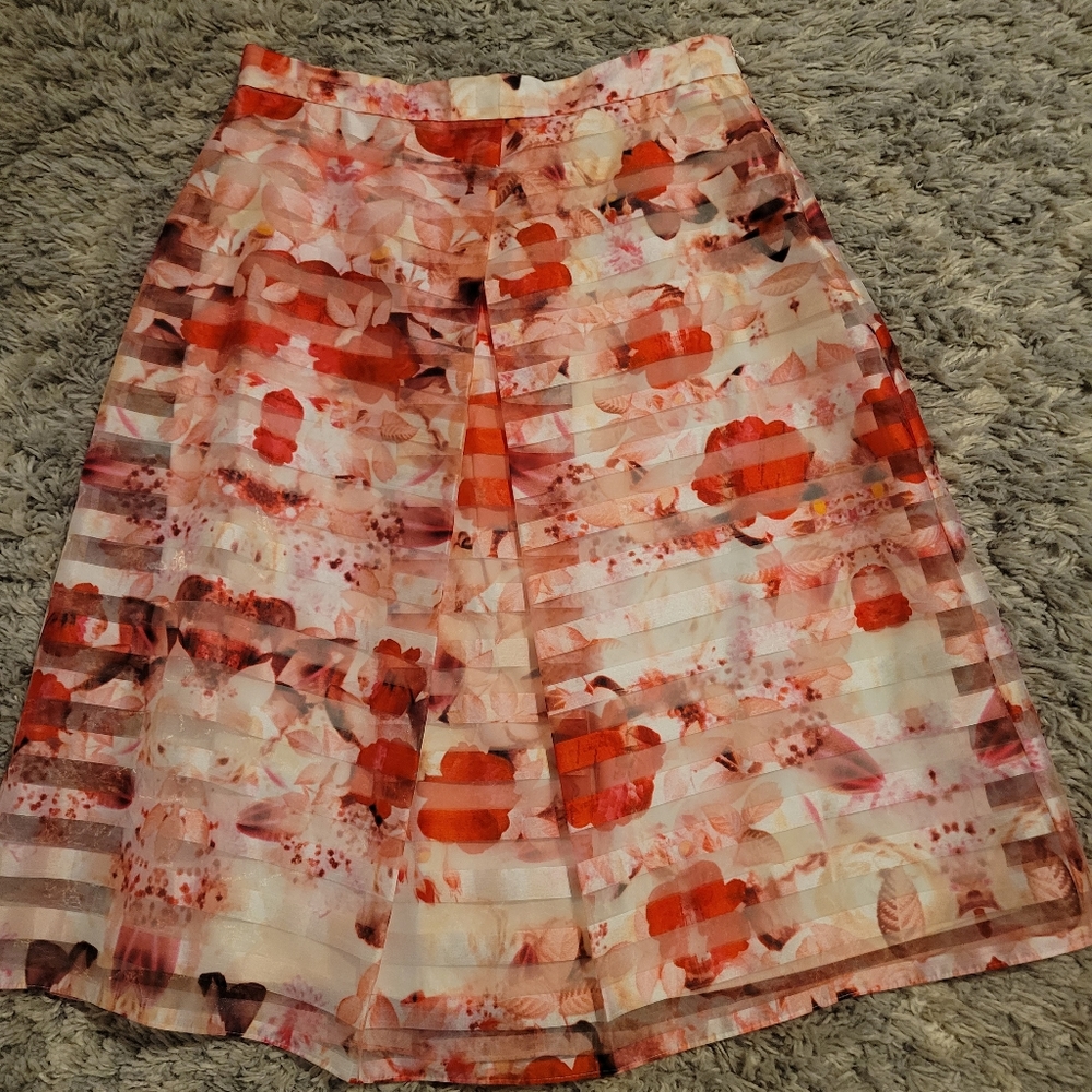 Katherine Kelly floral skirt